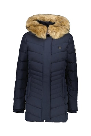 Blusão térmico com capuz Crans Montana Heat - Azul-marinho