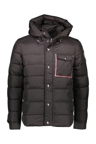 Blusão acolchoado com capuz Montgenèvre - Preto