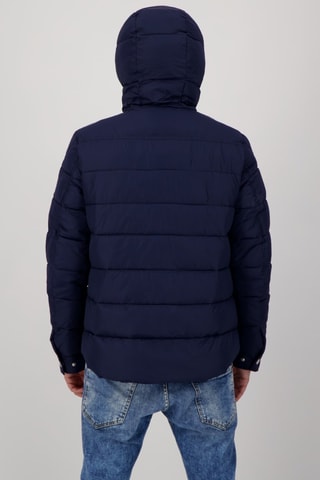 Blusão acolchoado com capuz Montgenèvre - Azul-marinho