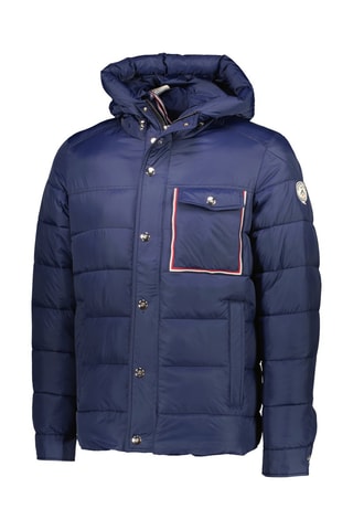 Blusão acolchoado com capuz Montgenèvre - Azul-marinho