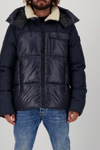 Blusão com capuz Davos - Azul-marinho