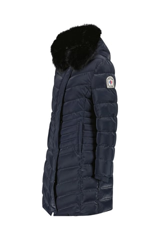 Blusão comprido acolchoado com capuz Killy - Azul-marinho brilhante