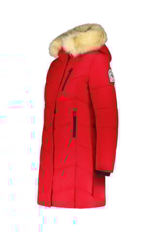 Blusão comprido com capuz Piau Kids - Vermelho