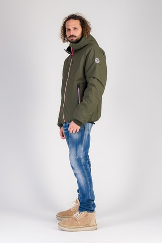 Corta-vento com capuz Skydoo - Caqui