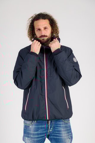 Corta-vento com capuz Skydoo - Azul-marinho