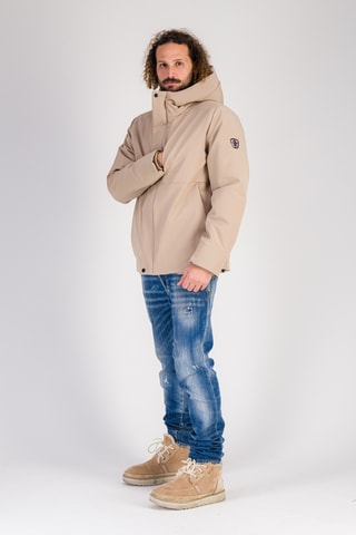 Parca com capuz Avoriaz - Bege