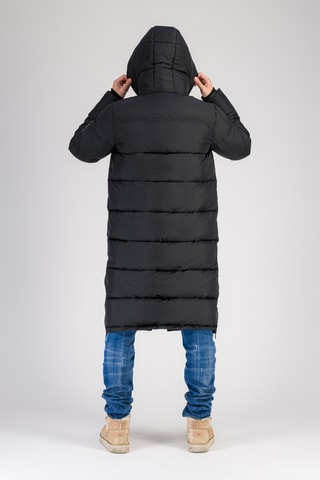 Blusão com capuz Grand Bornan - Preto