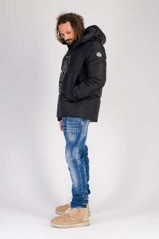 Blusão com capuz Harfang - Preto