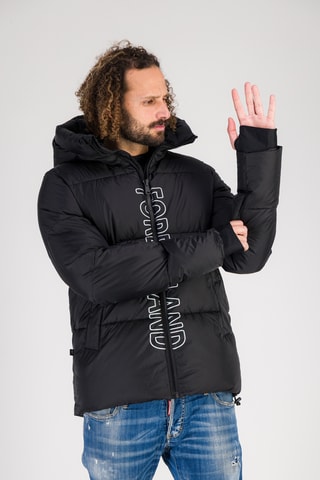 Blusão com capuz Harfang - Preto