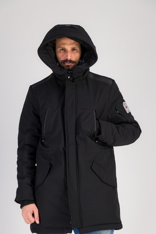 Parca com capuz Himalaya - Preto