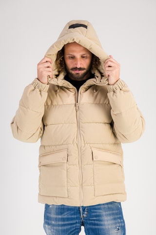 Blusão com capuz Iguasu - Bege
