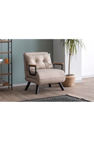 Canapé convertible - Crème