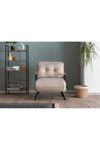 Canapé convertible - Crème