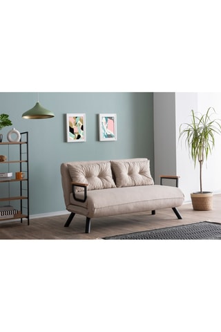 Canapé convertible - Crème