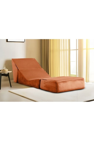 Chauffeuse Origami Convertable - Orange - 1 place - Tissu