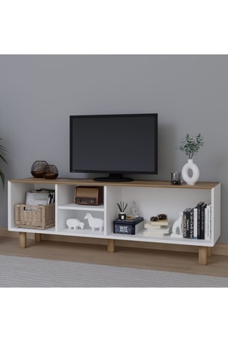 Meuble TV 3 portes Bohemian 1600-143 - 160 x 56 x 40 cm