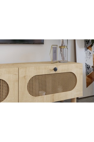 Meuble TV 1 abattant Elena - 180 x 42,6 x 31,4 cm