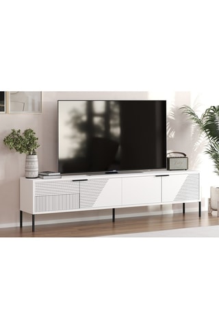 Meuble TV 2 abattants Dore  - 180 x 30 x 45 cm