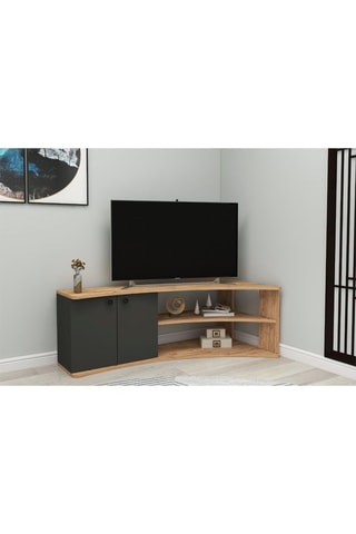 Meuble TV 2 portes Termera - 138 x 48,6 x 67,7 cm