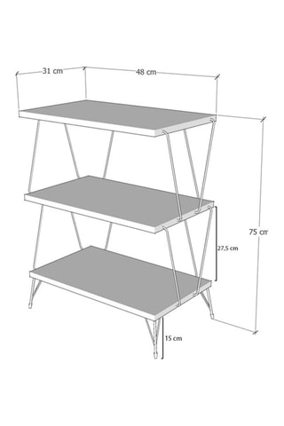 Bibliothèque - 48 x 31 x 75 cm