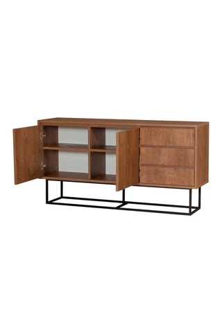 Bahut 2 portes Ruba - 140 x 36 x 72 cm