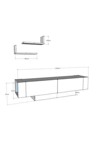 Composition murale - 3 pièces