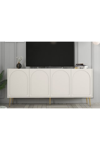 Buffet 4 portes Lyon 80 - 180 x 80 x 35 cm