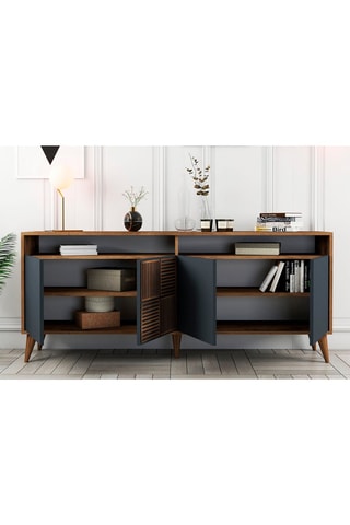 Buffet 4 portes - 180 x 35 x 78,6 cm