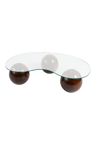 Table basse en verre Sphere - 120 x 30 x 70 cm