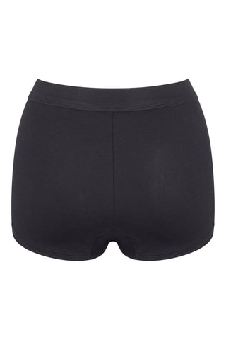 Hipster Hoge Taille Double Comfort - Zwart - Zwart