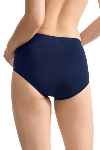 4 Slips Basic+ - Blauw en Wit - Wit en blauw