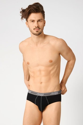 2 Slips Start- Zwart en Gemêleerd Grijs - Zwart en grijs