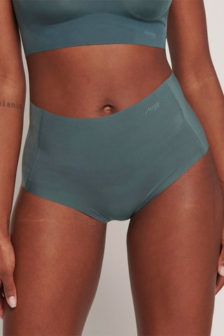 Slip Hoge Taille Zero Feel Donkergroen - Groen