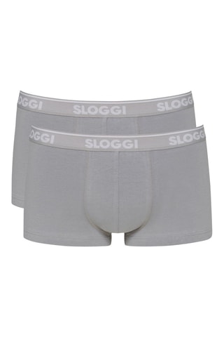 2 Boxers Go ABC Grijs - Grijs