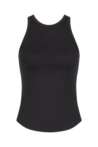 Hemd GO Ribbed Tank - Zwart - Zwart