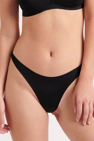 Tanga Body Adapt Zwart - Zwart