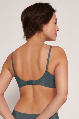 Voorgevormde Sportbeha Zero Feel Ultra Donkergroen - Grijs