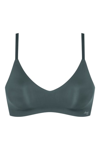 Voorgevormde Sportbeha Zero Feel Ultra Donkergroen - Grijs