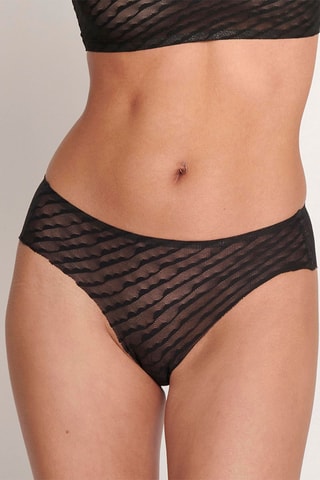 Slip Lacy H Hipster - Zwart - Zwart