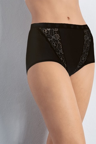 Hipster Hoge Taille Chic Maxi - Zwart - Wit en zwart