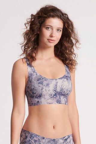 Bralette Blauw en Zwart - Blauw en zwart