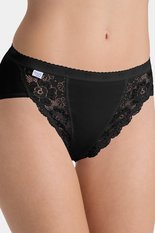 Kanten Slip Chic Tai   - Zwart