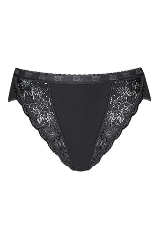 Kanten Slip Chic Tai   - Zwart