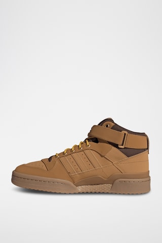 Chaussures montantes de basketball en nubuck Forum - Beige