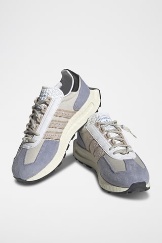 Sneakers Retropy E5 - Beige et indigo
