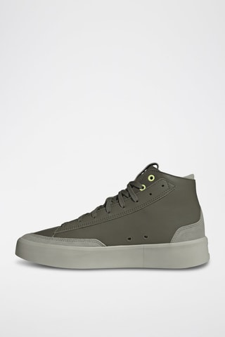 Sneakers montantes en cuir Znsored hi prem - Vert olive