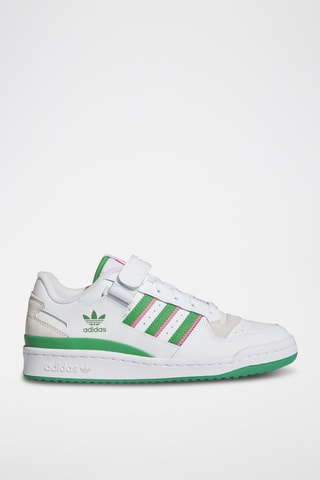 Sneakers en nubuck Forum Low - Blanc et vert