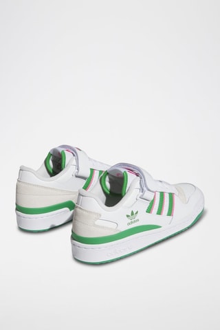 Sneakers en nubuck Forum Low - Blanc et vert