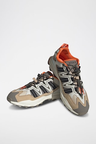 Sneakers en nubuck Hyperturf - Camel et blanc