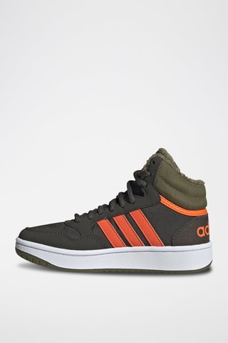 Sneakers montantes fourrées Hoops Mid 3.0 - Vert foncé